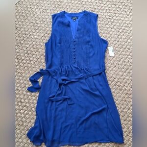 Roz & Ali Royal Blue Sleeveless Dress